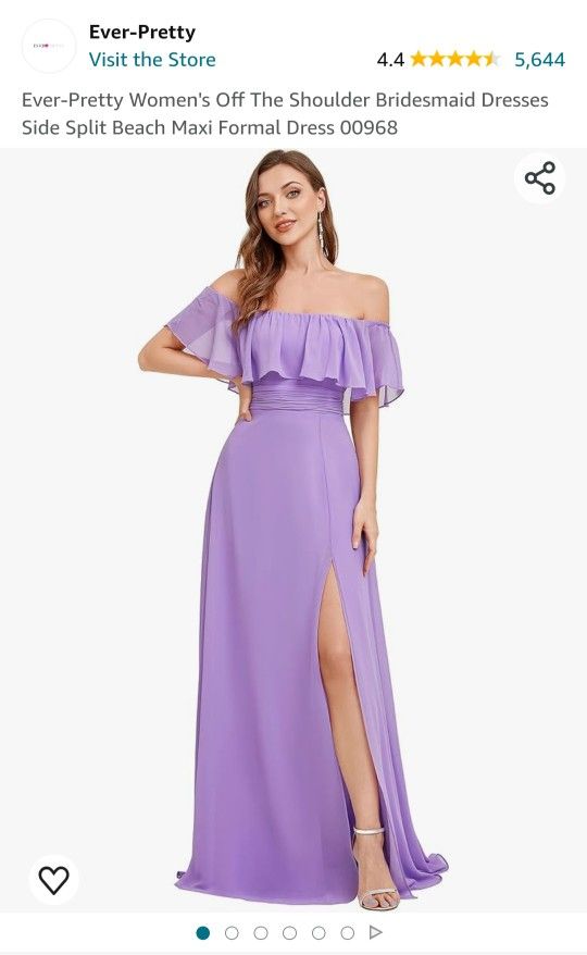 Lavender Evening Dress