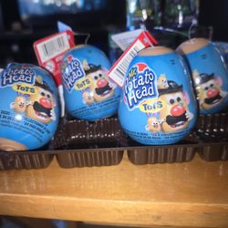 🧚‍♀️ NEW 10 SULRISE MR POTATO HEAD BALLS. ALL  WITH INTERCHANGEABLE  PARTS