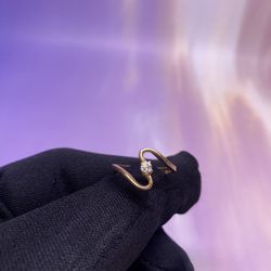 14K BYPASS RING