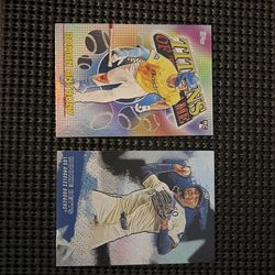 Mookie betts and Roman Anthony Topps card