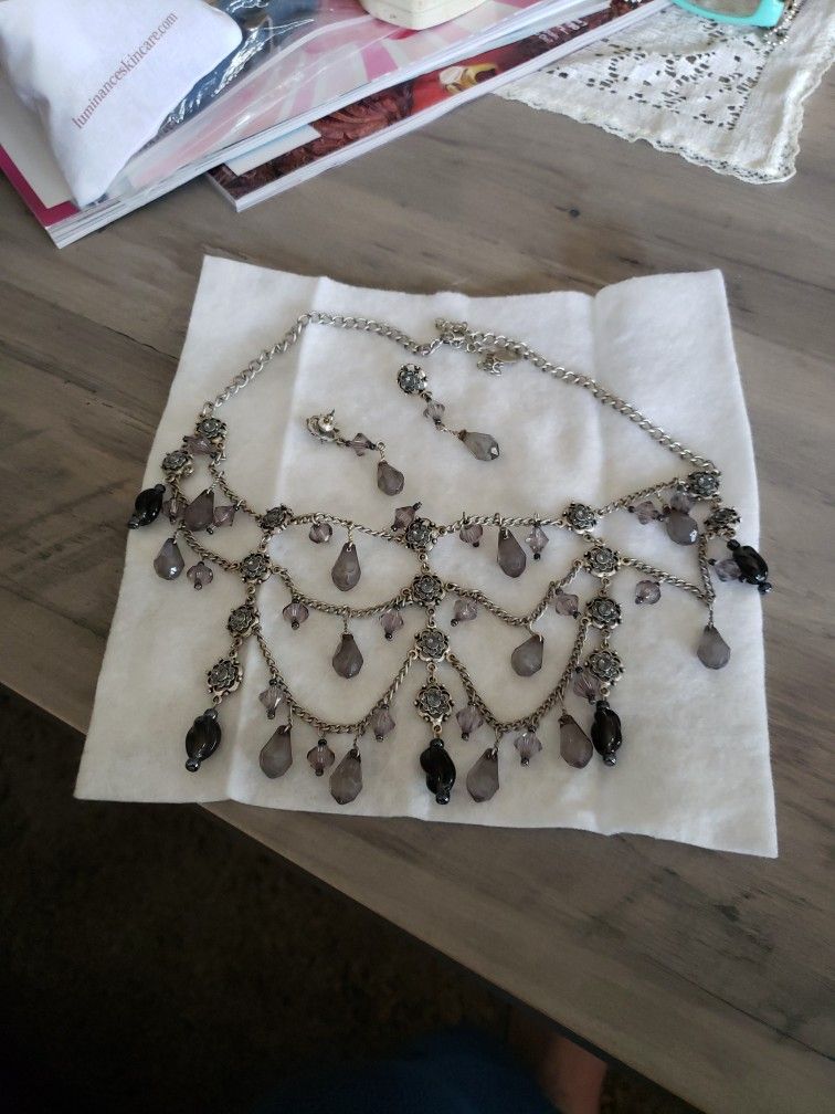 Intricate Bib Necklace + Earrings PROM?