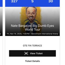 Nate Bargatze Tickets November 14!