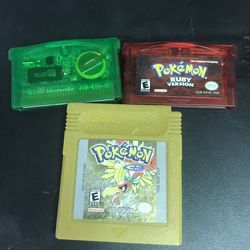 Pokémon gold, ruby and emerald