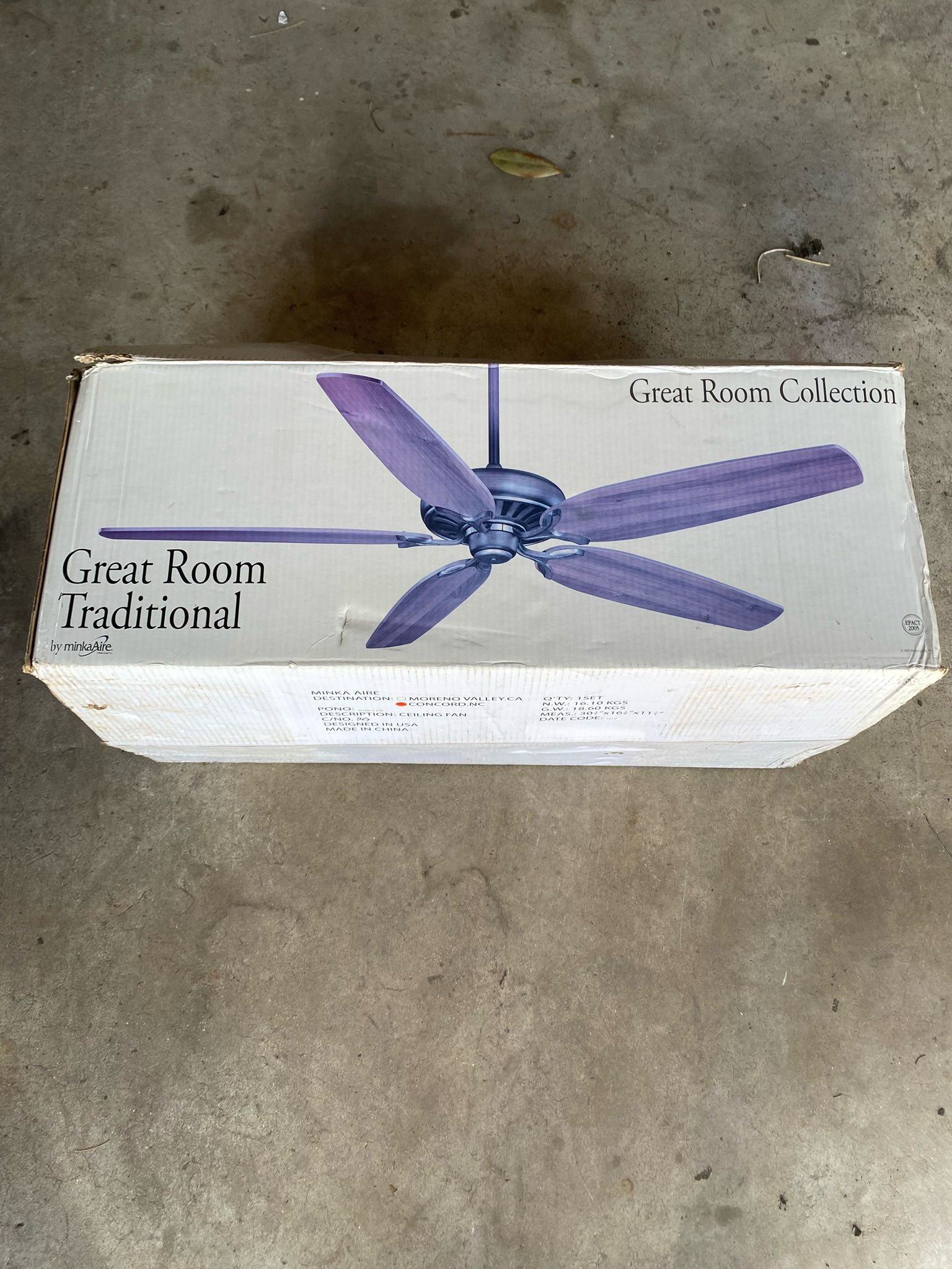 72” Fan