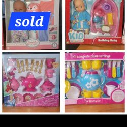 🆕️ SEVERAL TOY SETS. $12 EACH OR $32 FOR ALL