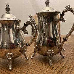 Vintage Silver Plated Teapots