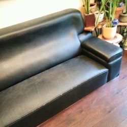 Free Black Sofa it Needs To Go Tonight