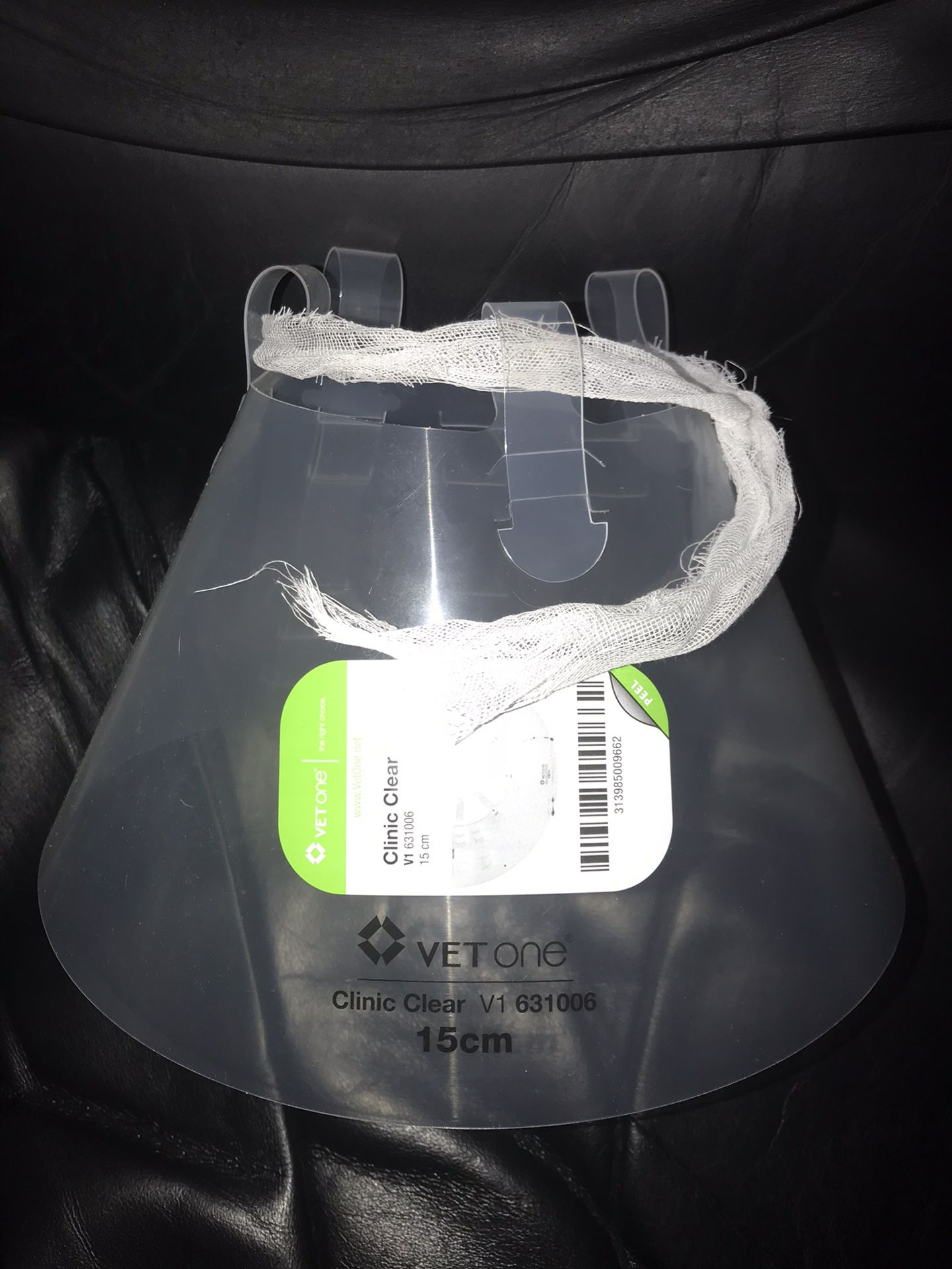 VetOne Pet Clear Plastic Recovery Collar - NEW