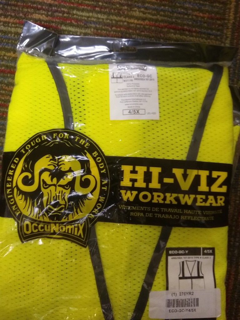 Hi Viz Safety Vest Class 2 