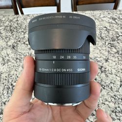 Sigma 18-50mm 2.8 For Sony E-Mount