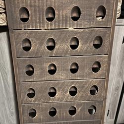 Wooden Wine Rack (32 bottles)