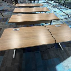 Commercial Computer Desk With Power Source .. 