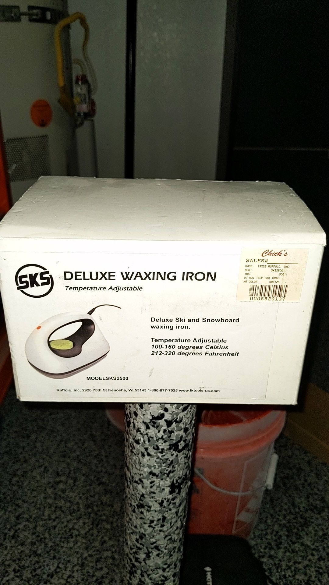 SKS Deluxe Waxing Iron Snowboard or Ski
