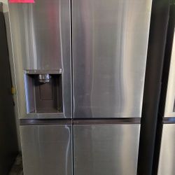 LG ThinQ Side By Side Craft Ice Refrigerator 27 Cubic Feet N6UV