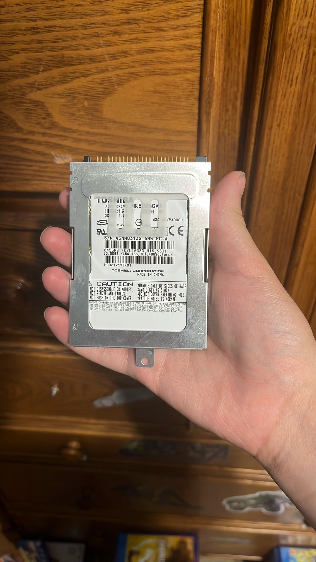 Toshiba 80GB IDE Hard Drive