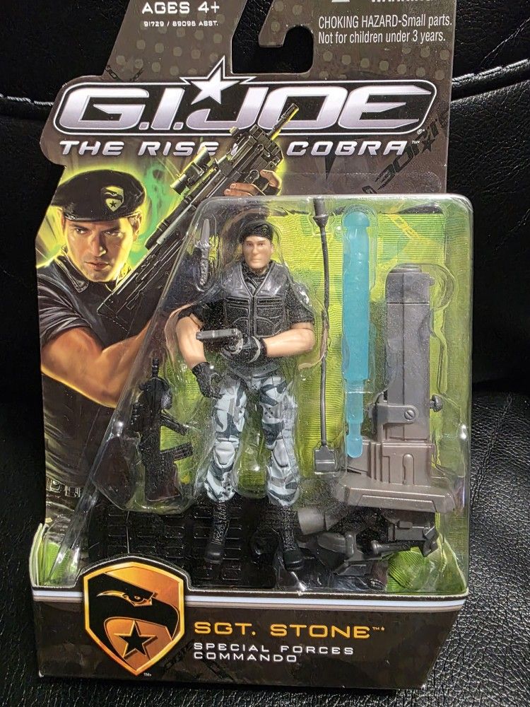 G.I. Joe - The Rise of Cobra - Sgt. Stone Figure - MOC