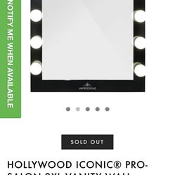 $ 200Impression Beauty Cosmetic Hollywood Vanity  Comes With The Black Dresser Free 