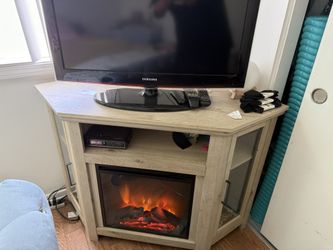Electric Fire Place W Tv Invluded