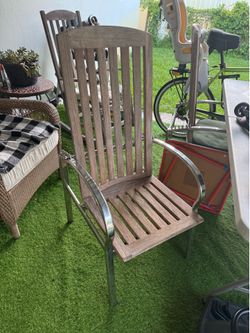 Teak chairs