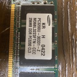 256MB DDR PC3200U-30331-Z