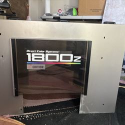Direct Color Systems 1800z DTG Printer – Commercial UV/DTG Setup-Platens+Accessories