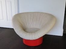 Vintage Plastic Mushroom Chair