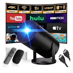 Mini Projector with WiFi and Bluetooth Built-in Apps Smart Projector 