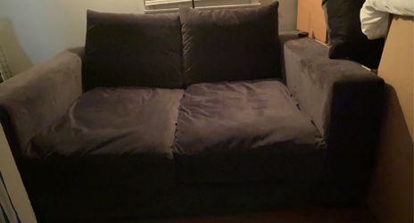 Charcoal/Black Couch