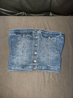 Strapless top