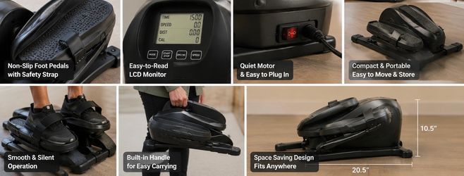 Portable elliptical