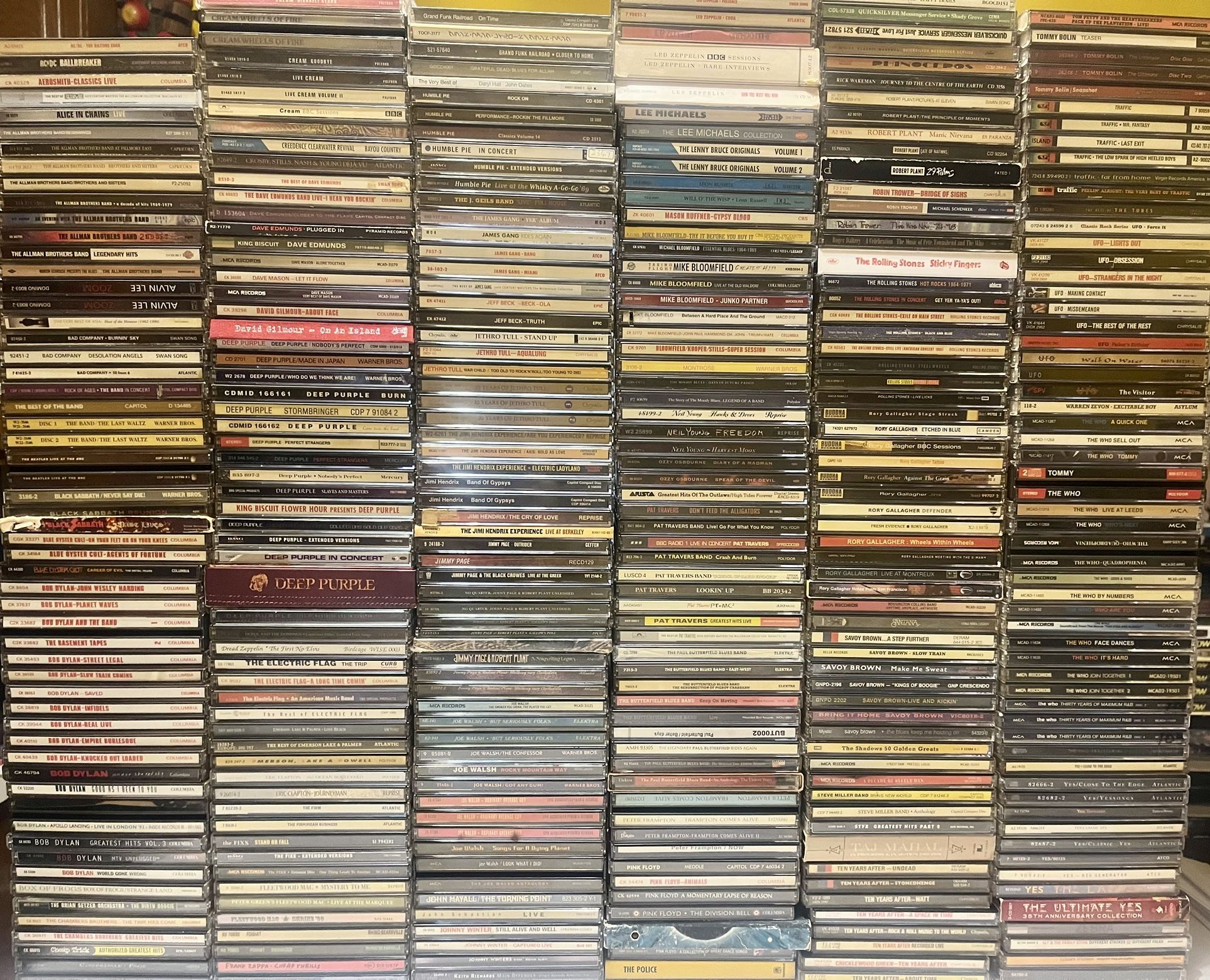 Huge Lot Of Classic Rock CDs (approx 385 CDs)