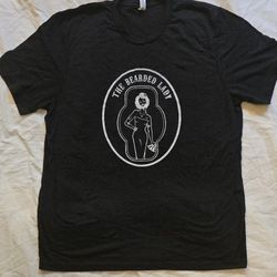 NWOT The Bearded Lady Pub & Grill Graphic T-Shirt - Santa Clarita CA - Rare Discontinued Merch