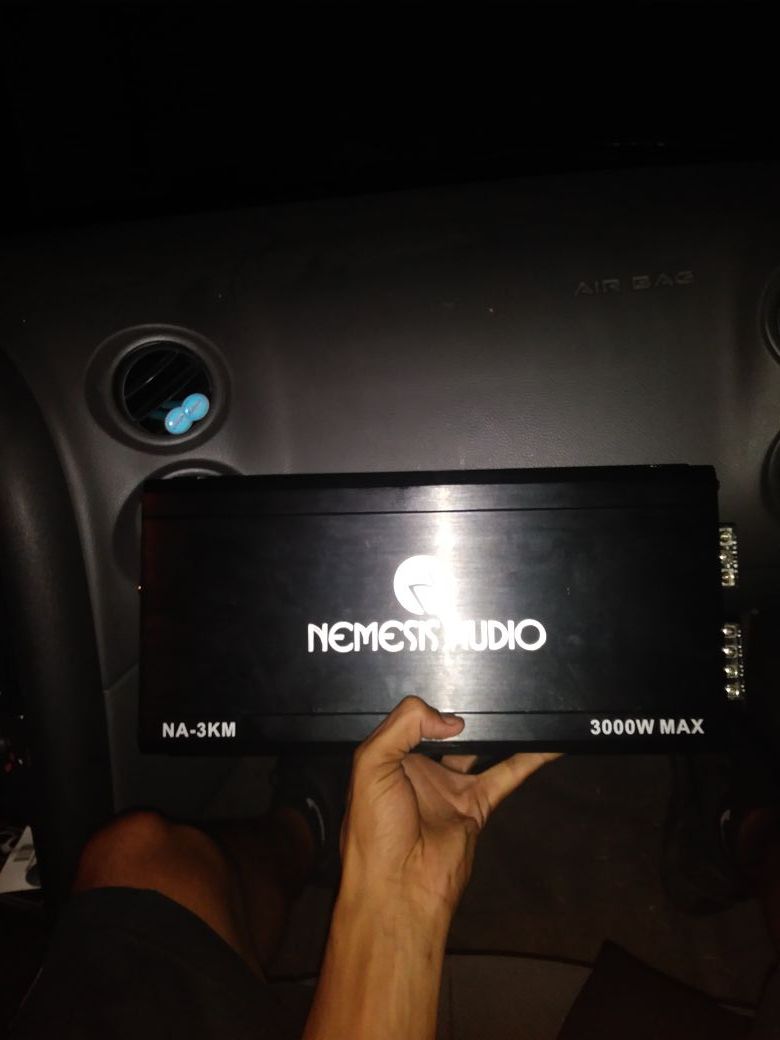 Nemesis 3k audio amp 3000 watt amp for subs