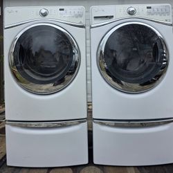 Nice Washer And Dryer Set With Drawers 