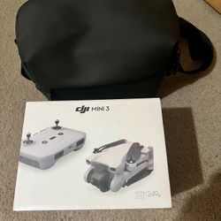 DJI mini 3 NEW factory Sealed, Comes With A Shoulder Bag For it Too.