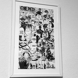 Different Framed Manga Anime Prints