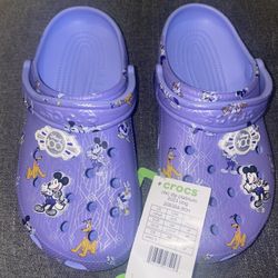 NWT Disney Crocs Size 8W/6M