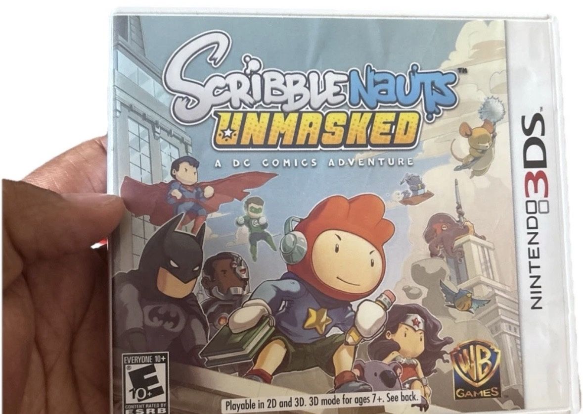 Scribblenauts Unmasked: A DC Comics Adventure (Nintendo 3DS, 2013)