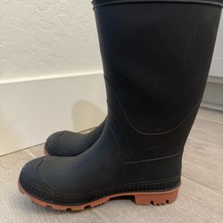 Kids Black Rain Boots Size 2