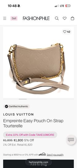 Louis Vuitton Pouch On Strap