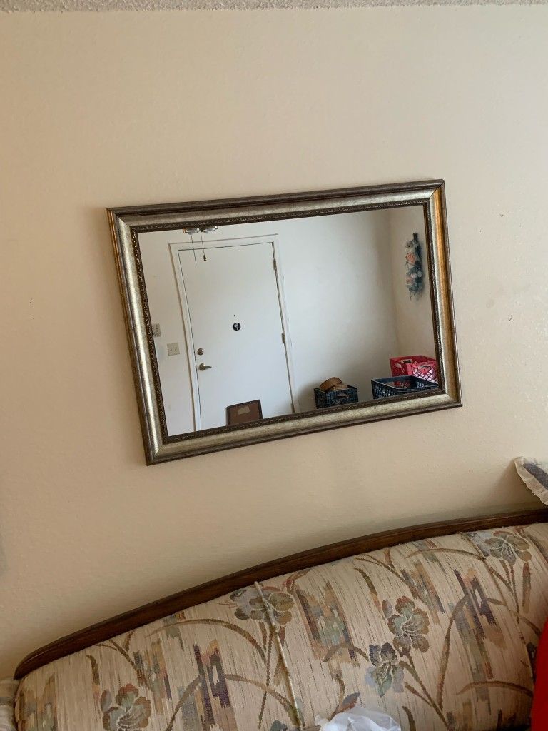 Mirror 41 X 30 Gold Frame