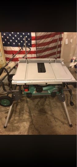 Hitachi job site table saw