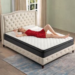 Queen 12” Hybrid Mattress – NEW & Ready to Use