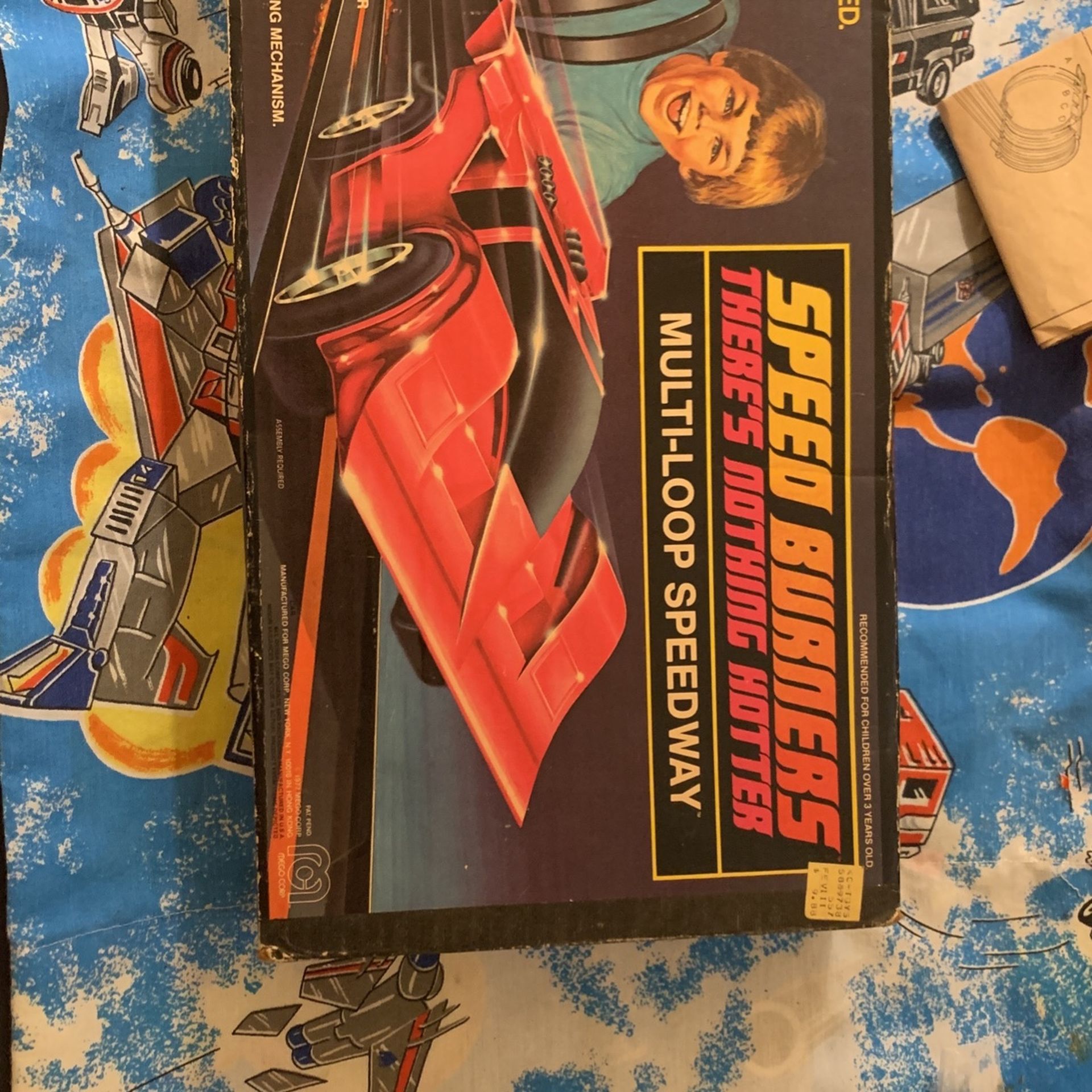 MEGO SPEED BURNERS MULTI-LOOP SPEEDWAY (1977)