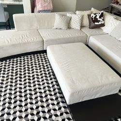 Couch and ottoman 