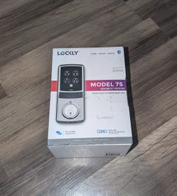 Lockly Model-S Satin Nickel Single-Cylinder Deadbolt Smart Lock Touchsreen Keypad