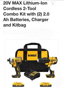 Dewalt combo kit. 1 Extra Bateria
