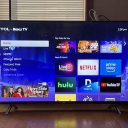 43 Inch Roku Smart TV 4k UHD Excellent Condition