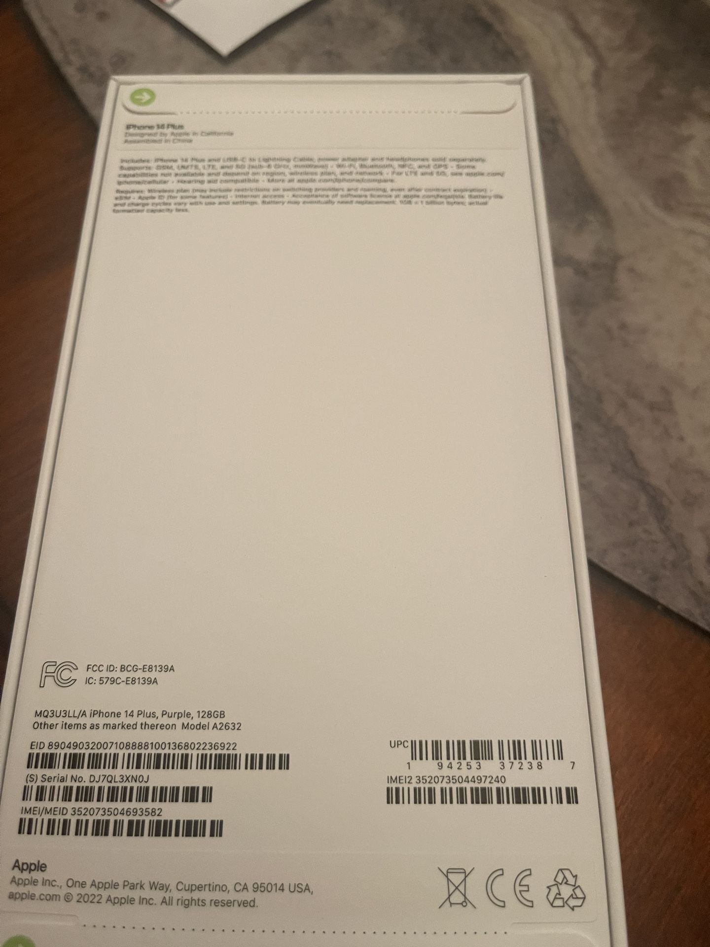 iPhone 14 Plus 128gb