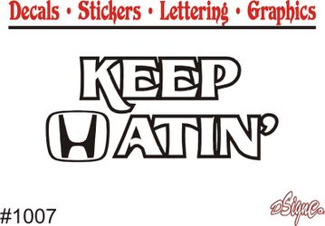 Hatin Honda Sticker 1007